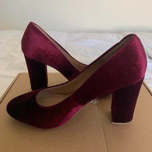 Velour Heels